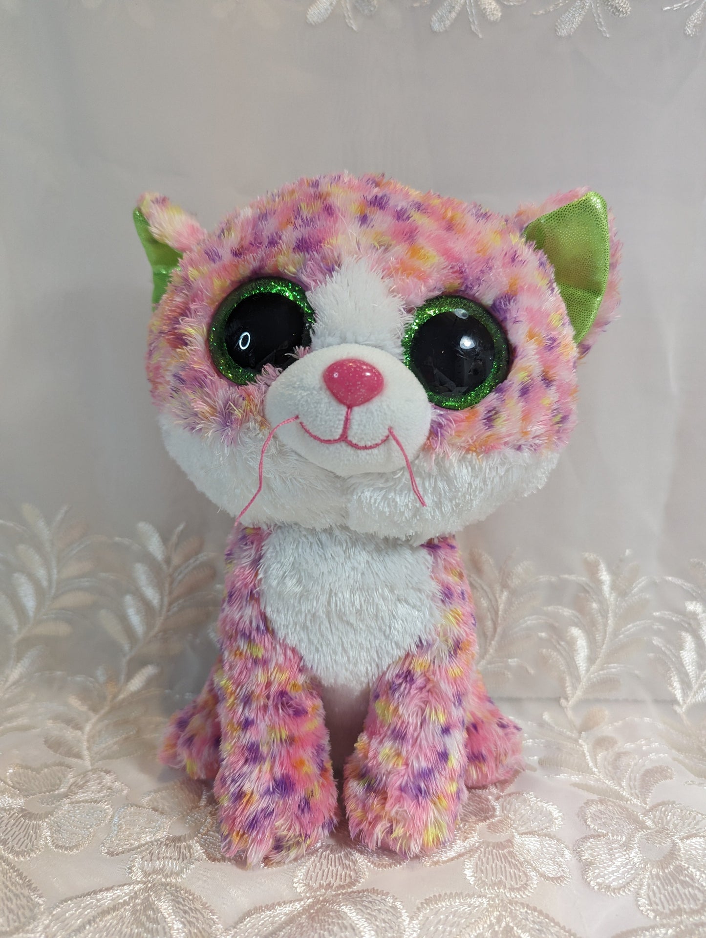 Ty Beanie Boo - Sophie The Pink Cat (9in) No Tags, Scuffed Eyes - Vintage Beanies Canada