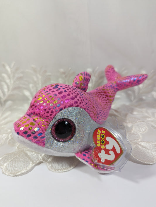 Ty Beanie Boo - Sparkles The Pink Dolphin (6in) - Vintage Beanies Canada