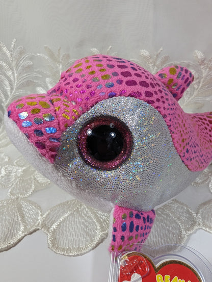 Ty Beanie Boo - Sparkles The Pink Dolphin (6in) - Vintage Beanies Canada