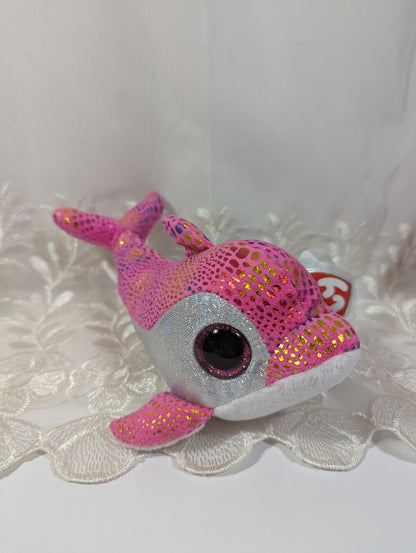 Ty Beanie Boo - Sparkles The Pink Dolphin (6in) - Vintage Beanies Canada