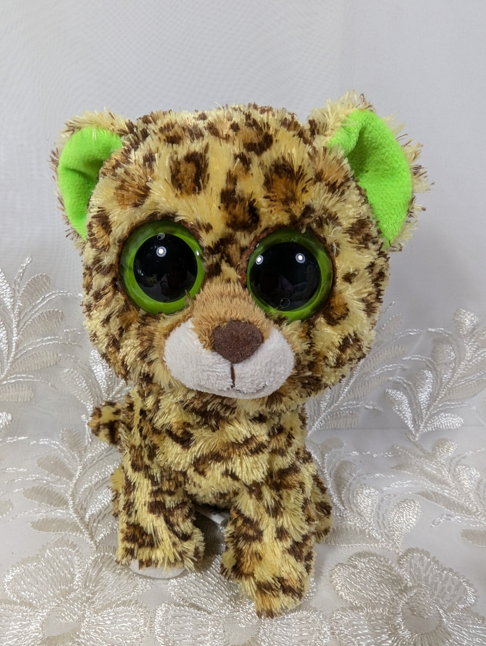 Ty Beanie Boo - Speckles The Leopard (6in) First Generation - No Hang Tag - Vintage Beanies Canada