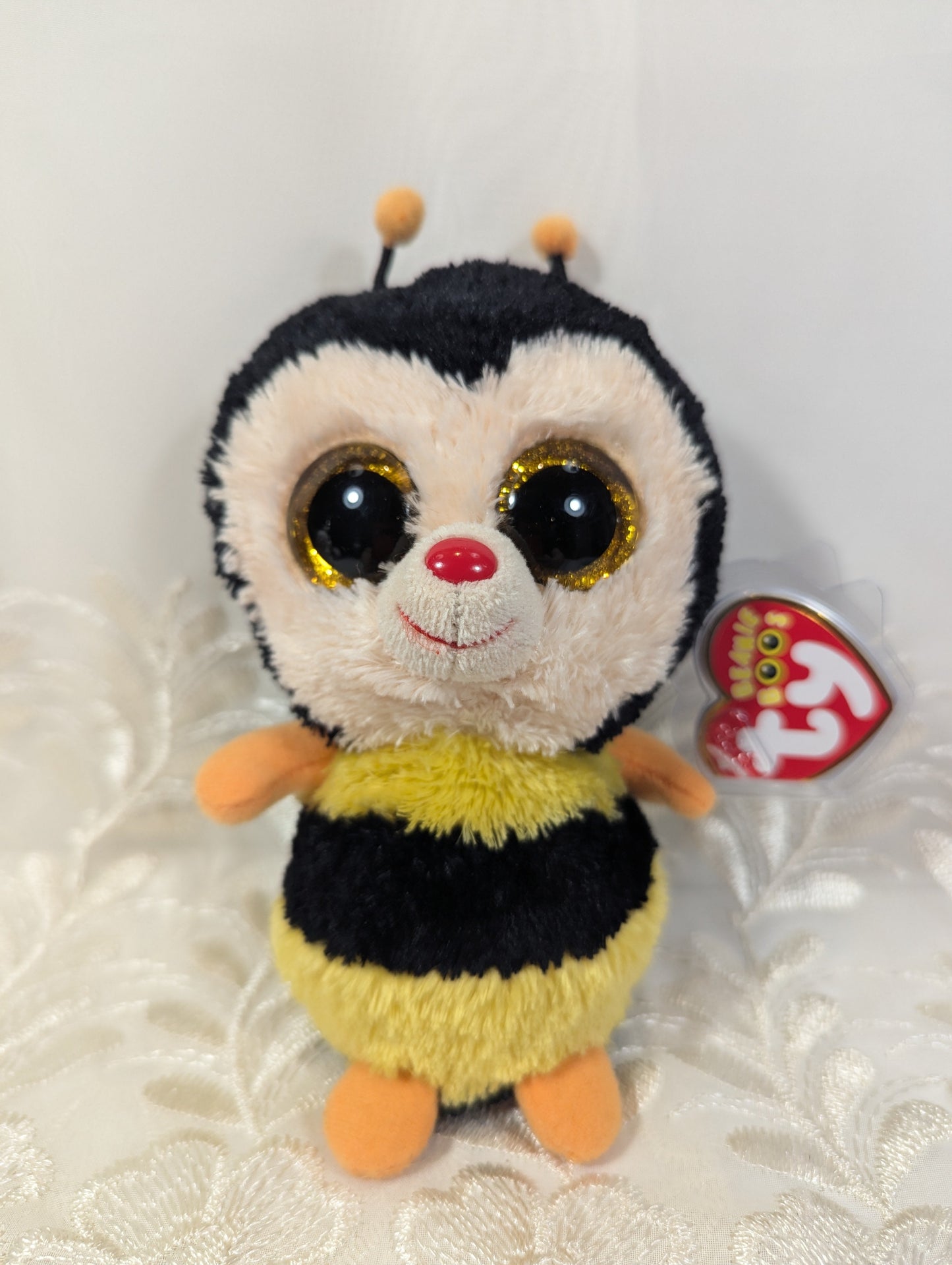 Ty Beanie Boo - Sting the Bumblebee (6in) Creased Tag - Vintage Beanies Canada