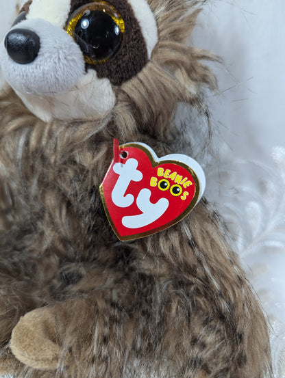 Ty Beanie Boo - Sully the Brown Fluffy Sloth (6in) - Vintage Beanies Canada