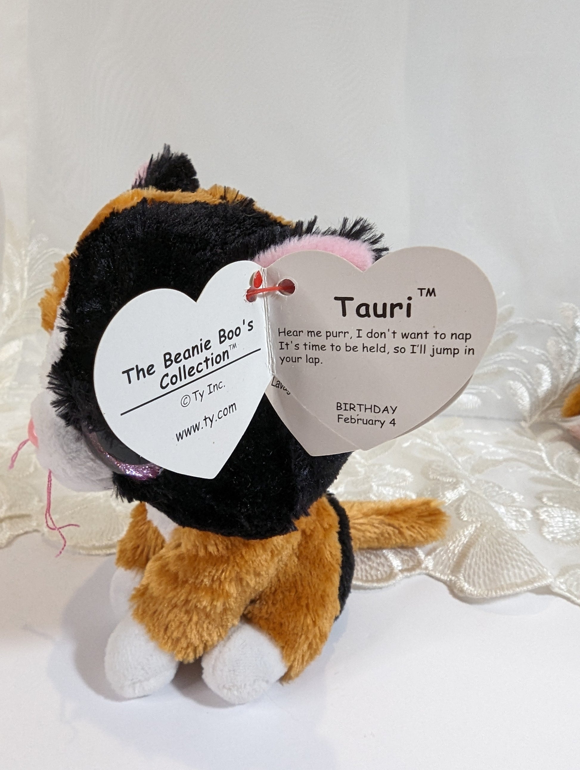 Ty Beanie Boo - Tauri The Calico Cat (6in) - Vintage Beanies Canada
