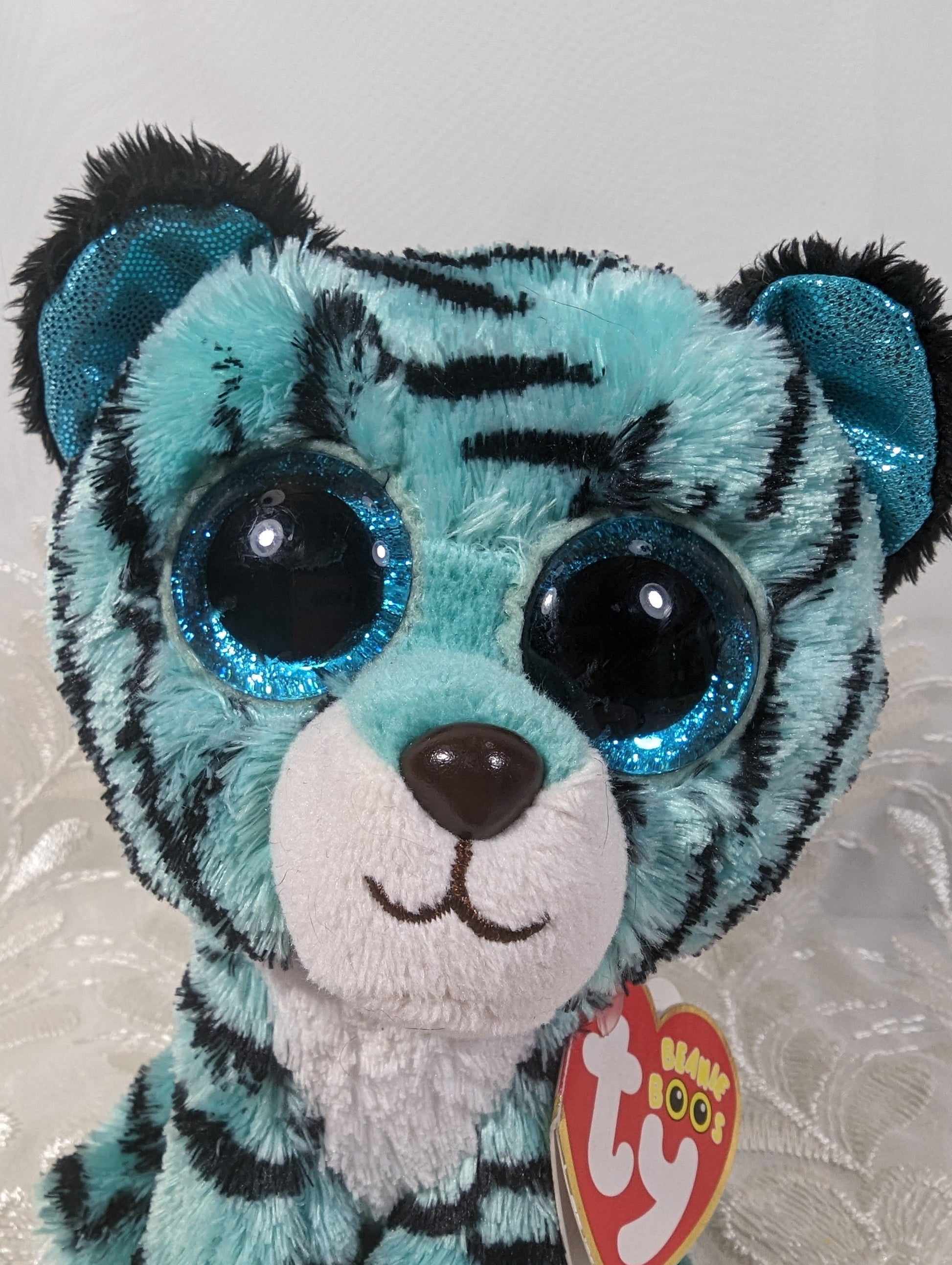 Ty Beanie Boo - Tess The Tiger (6in) Justice Exclusive - Vintage Beanies Canada