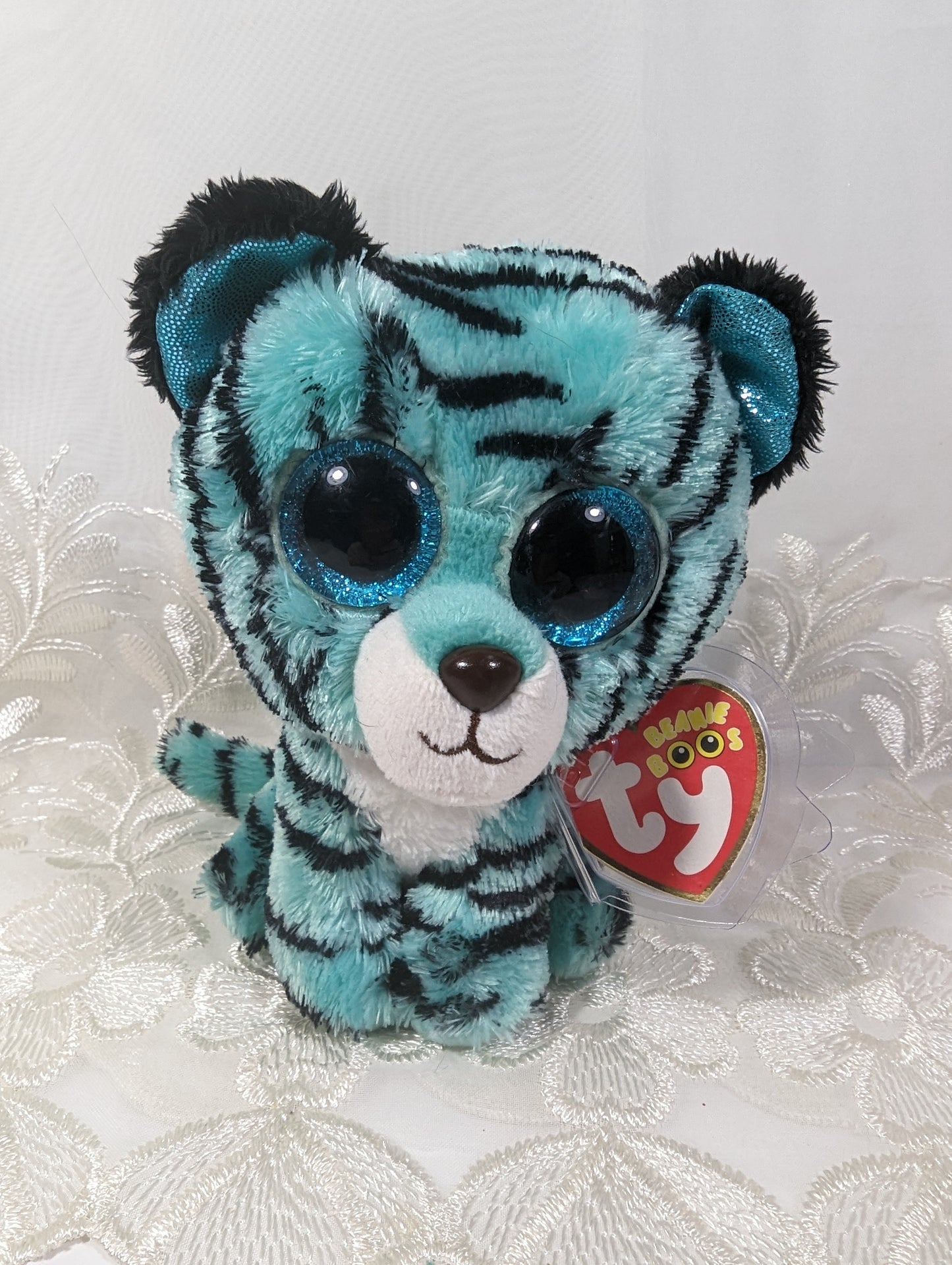 Ty Beanie Boo - Tess The Tiger (6in) Justice Exclusive - Vintage Beanies Canada