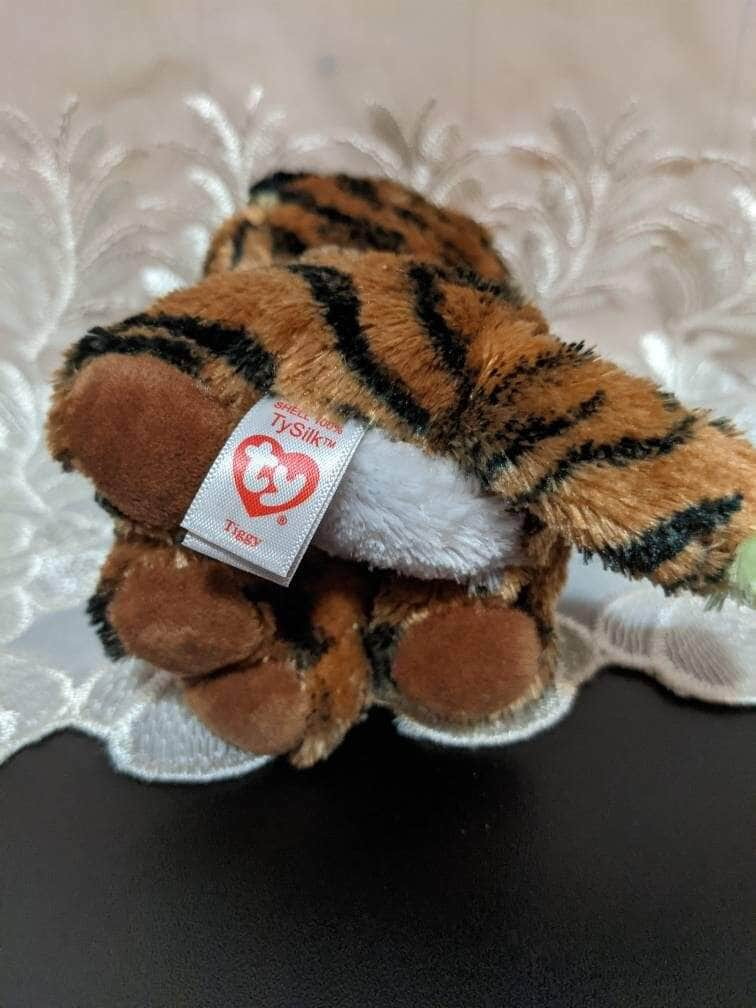 Ty Beanie Boo - Tiggy the Tiger (6in) No Hang Tag - Vintage Beanies Canada