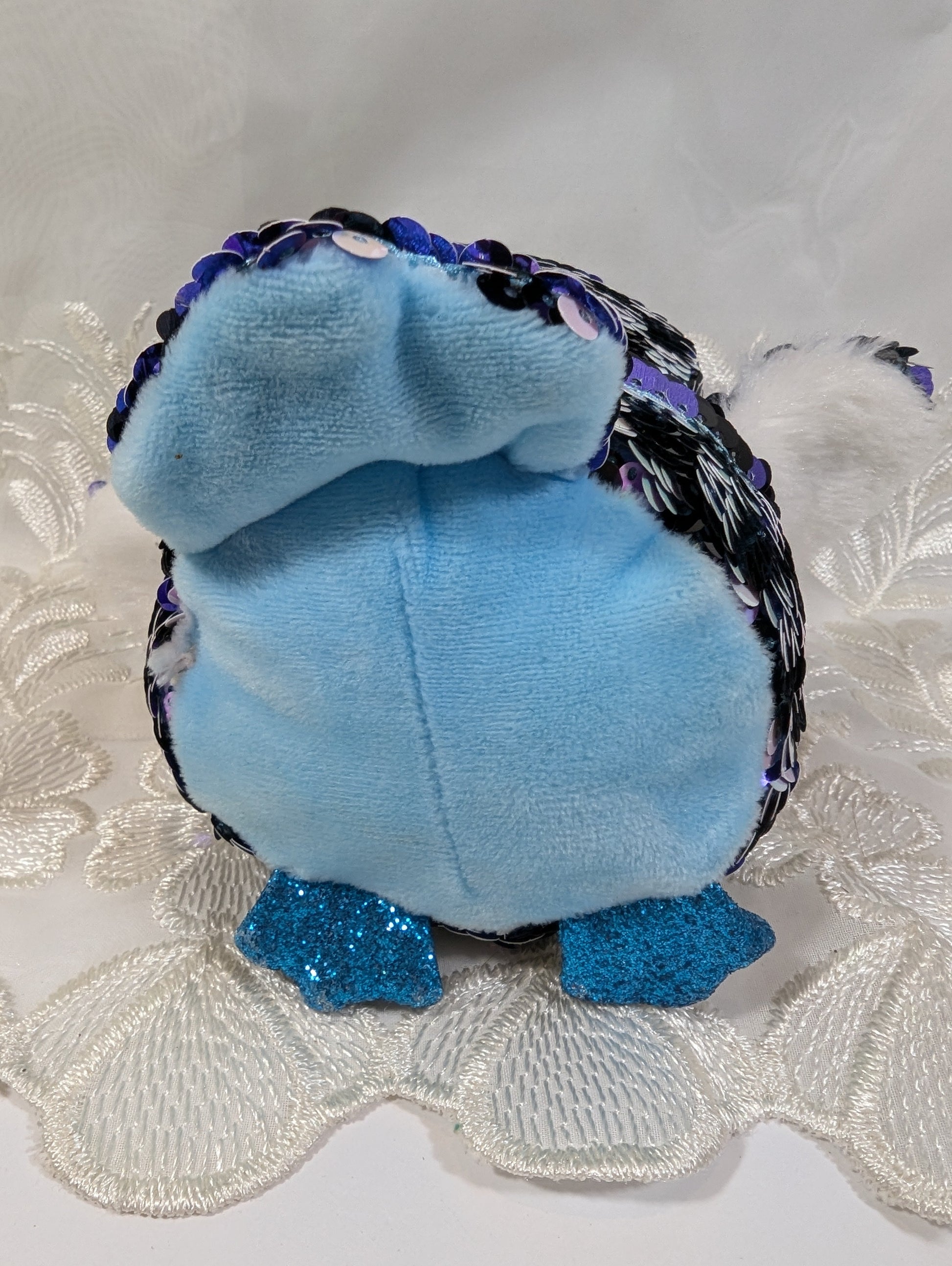 Ty Beanie Boo - Topper The Sequined Owl (6 in) No Tags - Vintage Beanies Canada