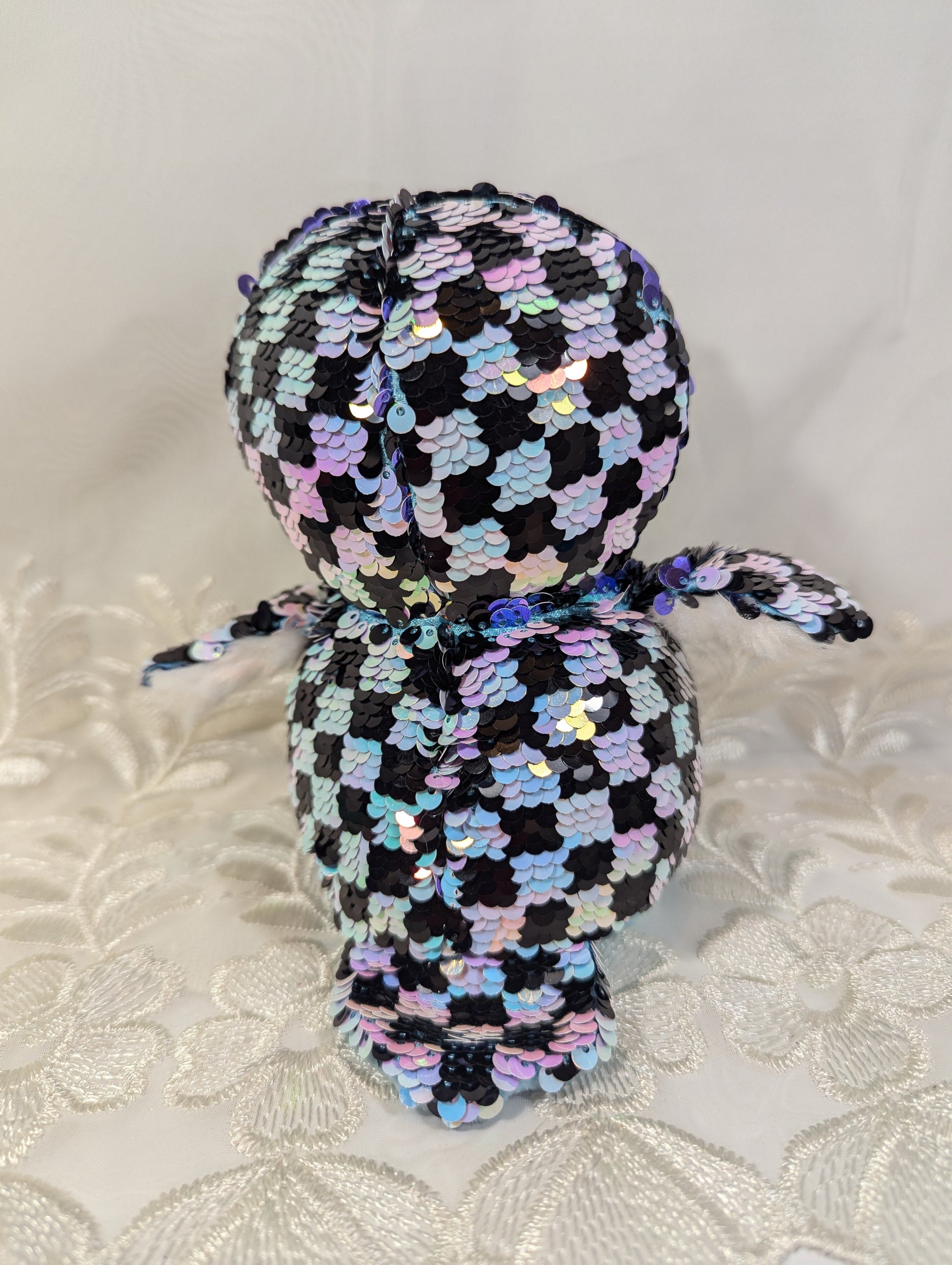Ty Beanie Boo - Topper The Sequined Owl (6 in) No Tags - Vintage Beanies Canada