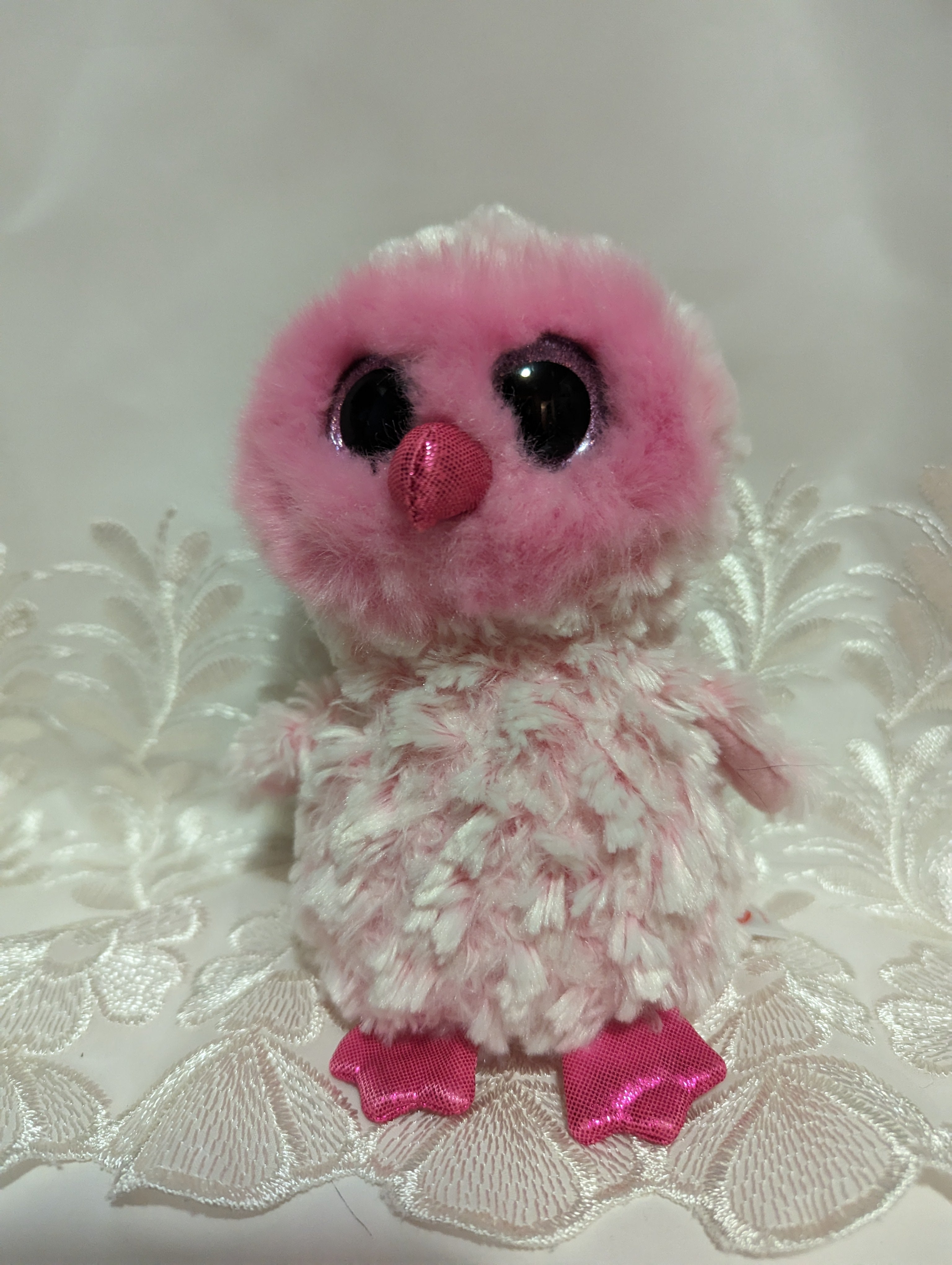 Ty Beanie Boo Twiggy The Pink Owl 6in No Tag Vintage Beanies Canada