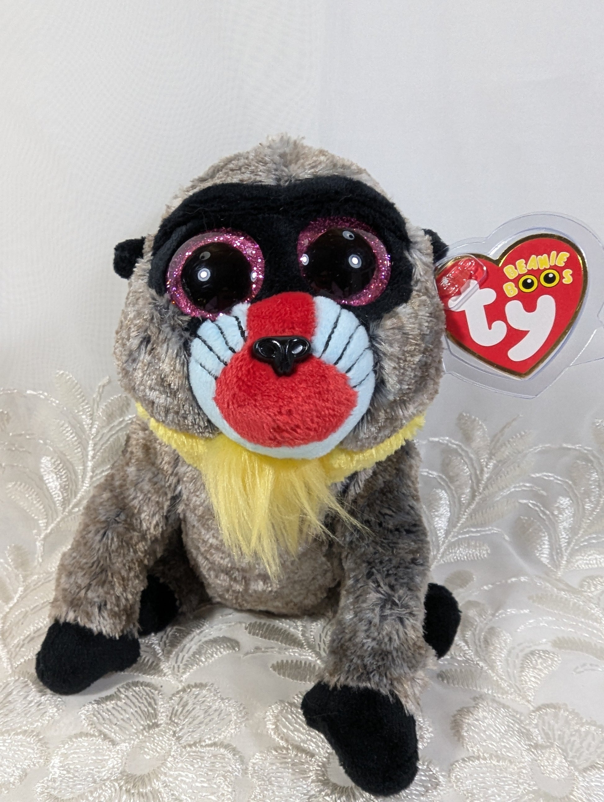 Ty Beanie Boo - Wasabi The Baboon (6in) - Vintage Beanies Canada