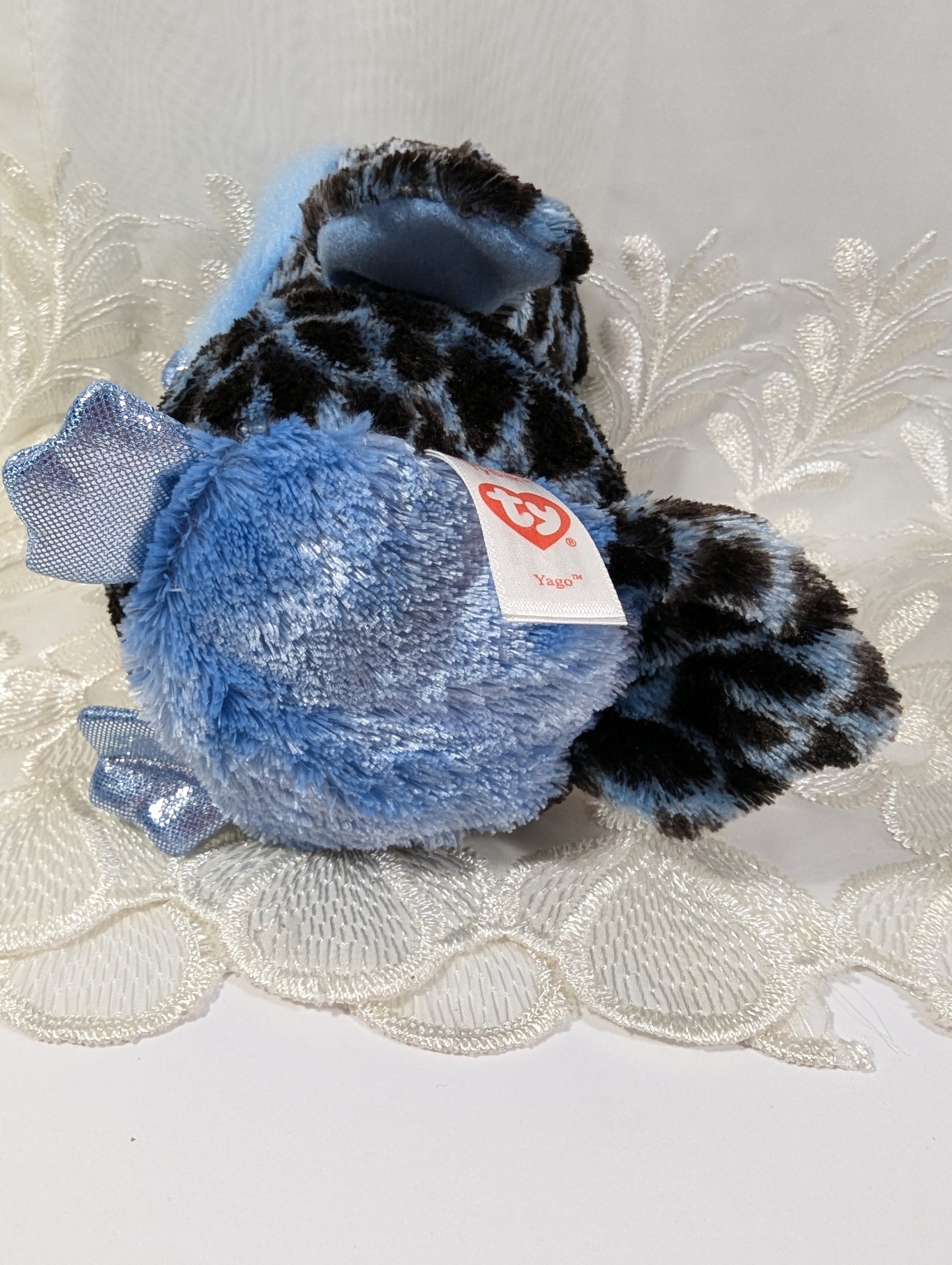 Ty Beanie Boo - Yago The Blue Owl (6 in) No tag - Vintage Beanies Canada