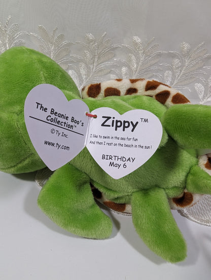 Ty Beanie Boo - Zippy The Sea Turtle (6in) - Vintage Beanies Canada