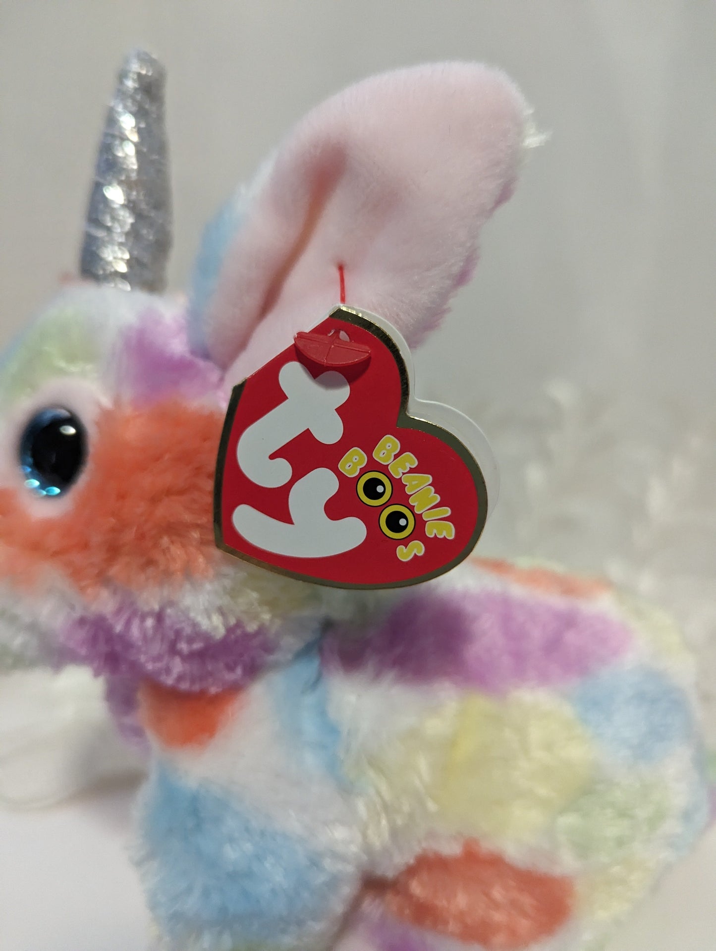 Ty Beanie Boos - Begonia The Bunny Unicorn (6in) - Vintage Beanies Canada