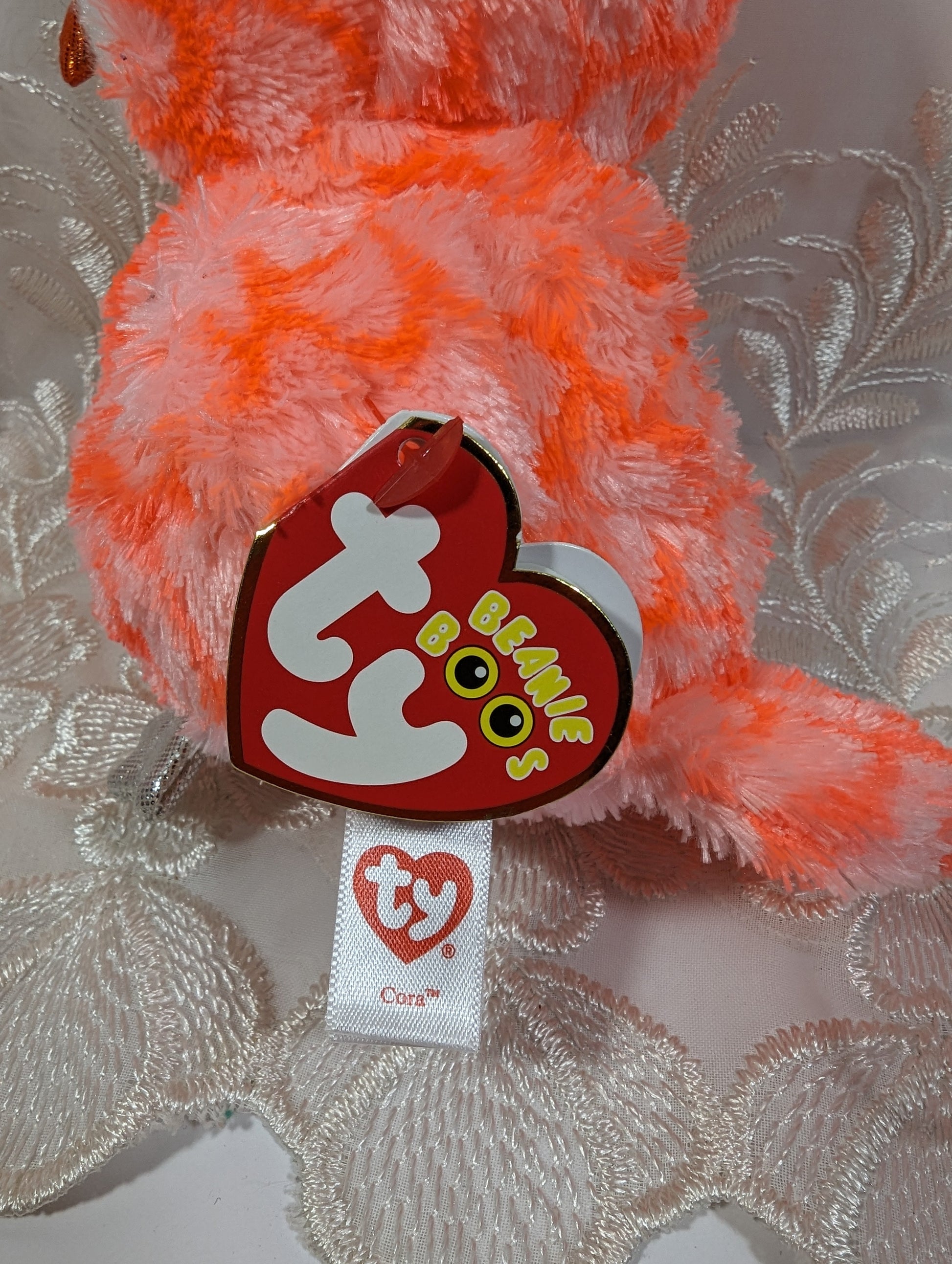 Ty Beanie Boos - Cora The Orange Owl (6in) *Justice Exclusive* Near Mint - Vintage Beanies Canada