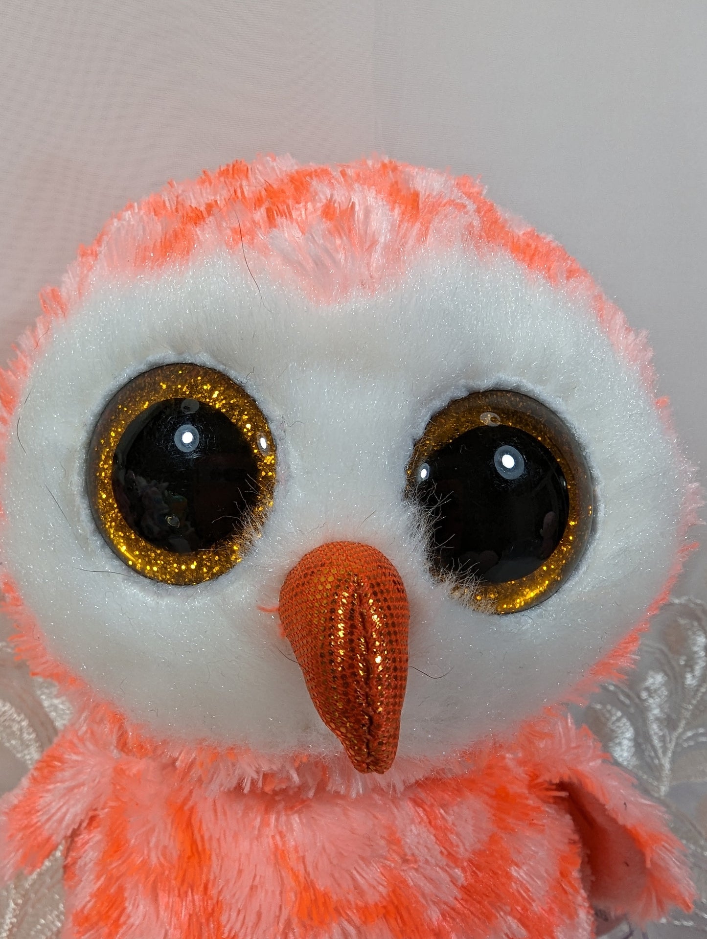 Ty Beanie Boos - Cora The Orange Owl (6in) *Justice Exclusive* Near Mint - Vintage Beanies Canada