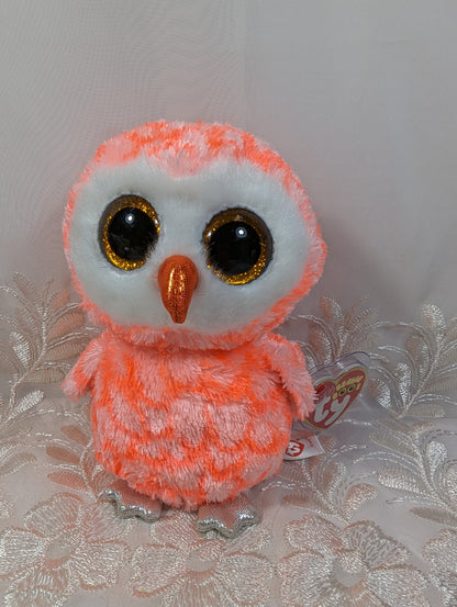 Ty Beanie Boos - Cora The Orange Owl (6in) *Justice Exclusive* Near Mint - Vintage Beanies Canada