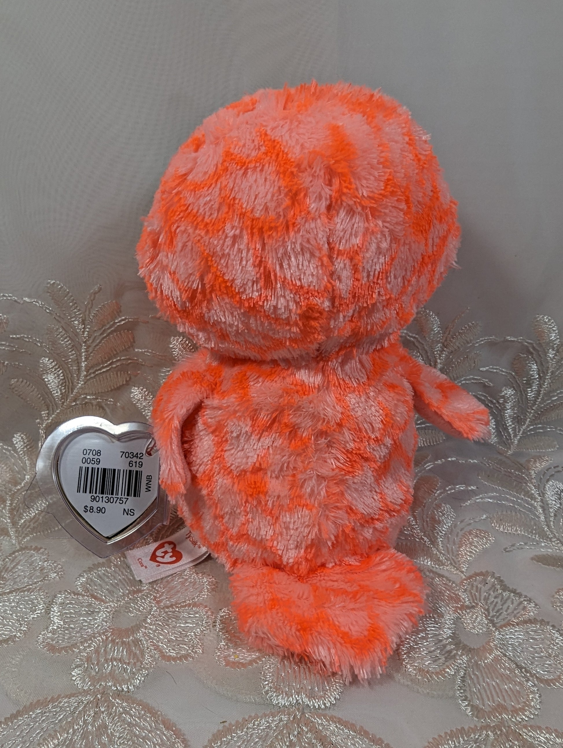 Ty Beanie Boos - Cora The Orange Owl (6in) *Justice Exclusive* Near Mint - Vintage Beanies Canada