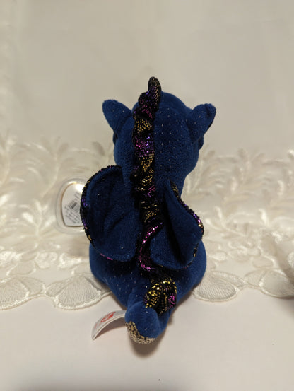Ty Beanie Boos - Saffire The Blue Dragon (6in) Near Mint - Vintage Beanies Canada