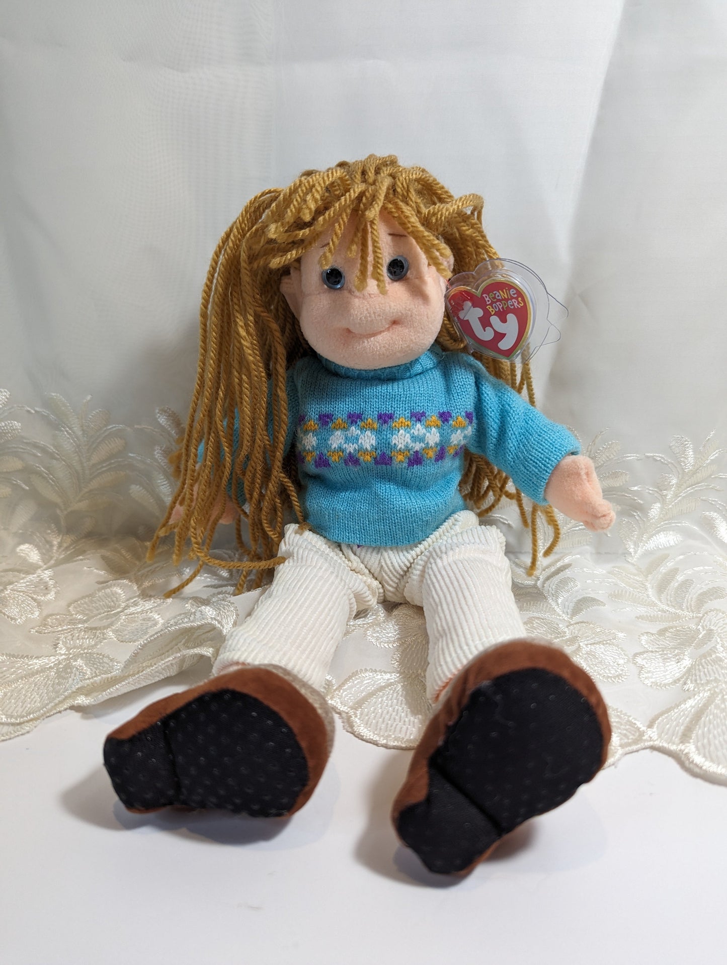 Ty Beanie Bopper - Cool Cassidy The Girl Doll (13in) *pre-owned condition* - Vintage Beanies Canada