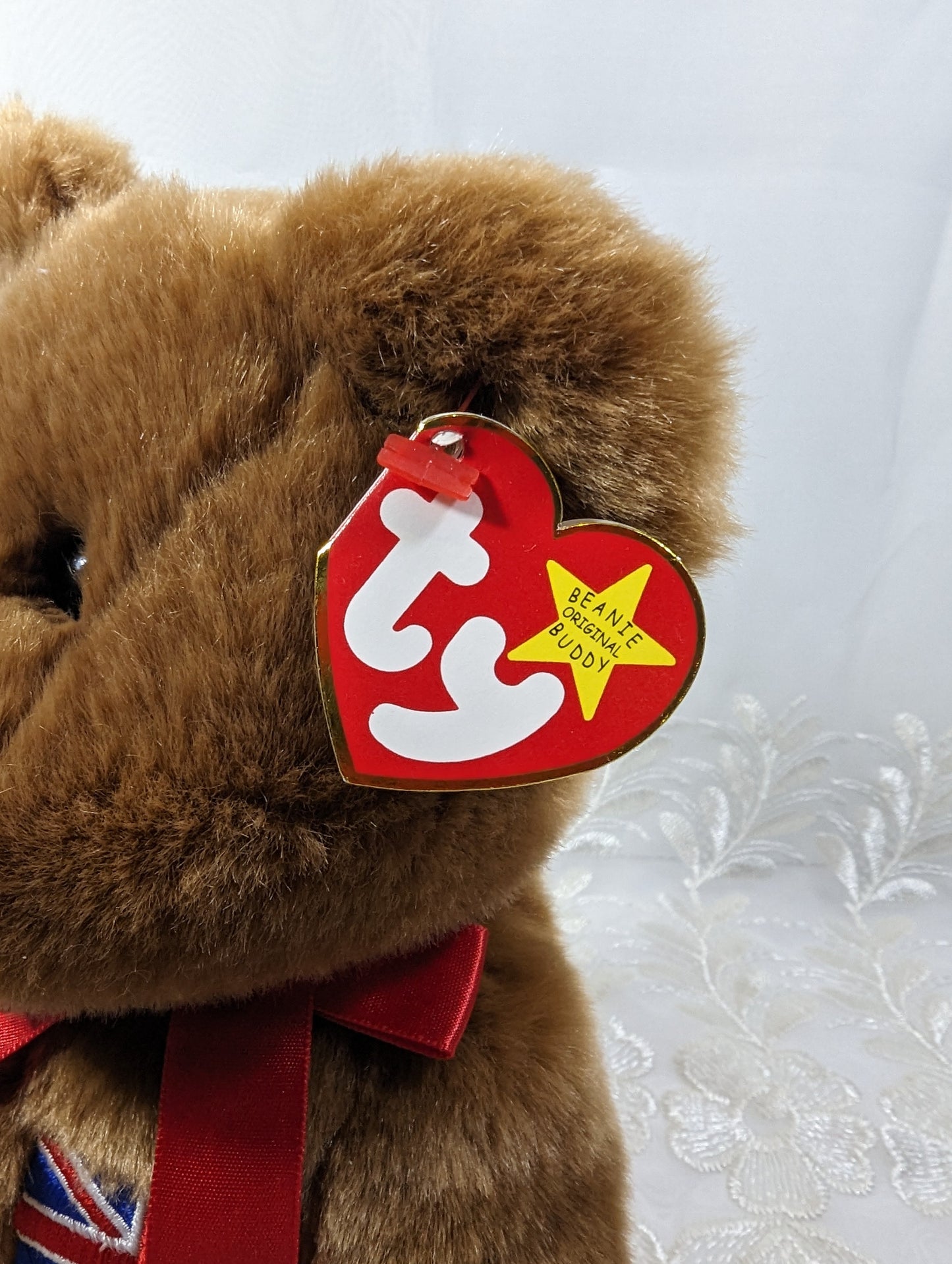 Ty Beanie Buddy - Britannia The Bear (14in) - Vintage Beanies Canada