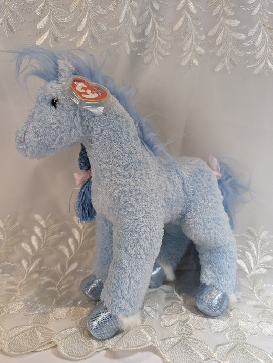 Ty Beanie Buddy - Charming The Blue Horse (11in) - Vintage Beanies Canada