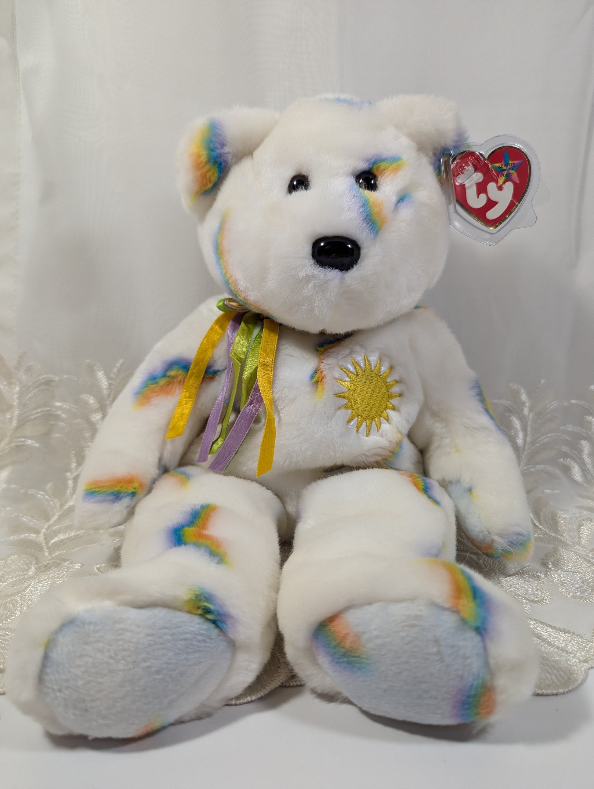 Ty Beanie Buddy - Cheery The Bear (13in) Non - Mint Tag - Vintage Beanies Canada