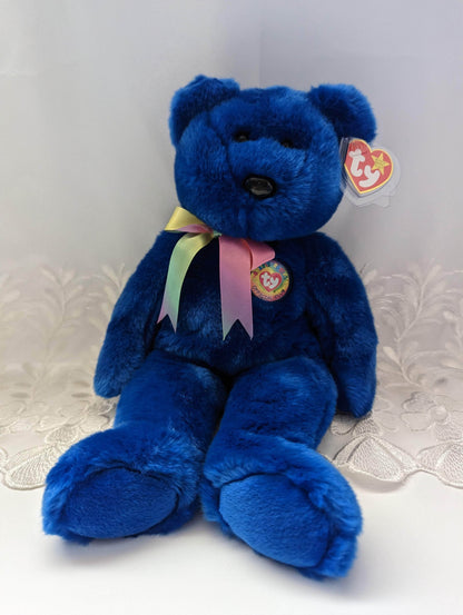 Ty Beanie Buddy - Clubby The Dark Blue Bear (14in) - Vintage Beanies Canada