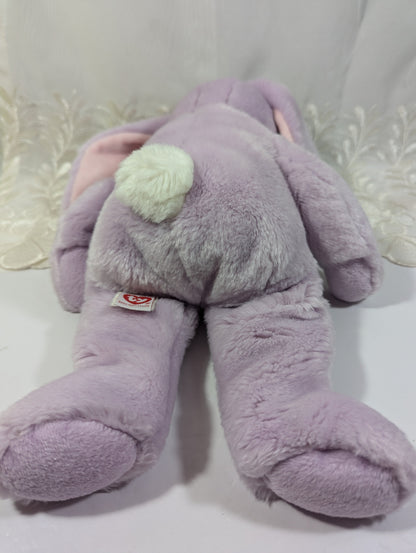 Ty Beanie Buddy - Floppity The Purple Bunny (13in) No Tag - Vintage Beanies Canada