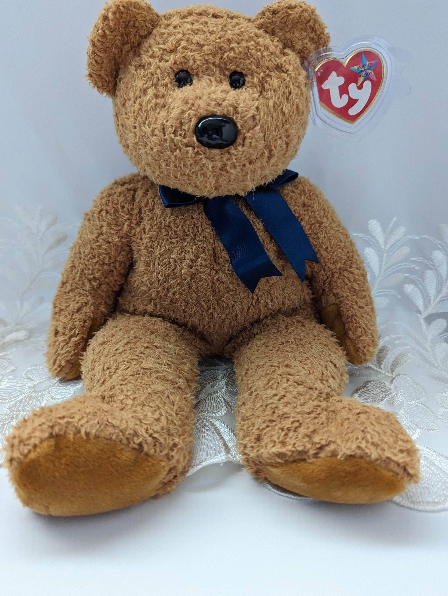 Ty Beanie Buddy - Fuzz The Bear (13in) - Vintage Beanies Canada