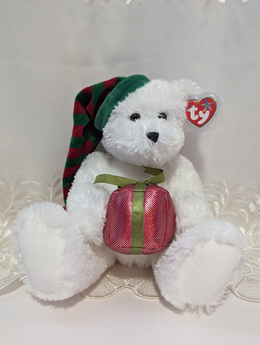 Ty Beanie Buddy - Gift Wrapped The Bear (10in) - Vintage Beanies Canada