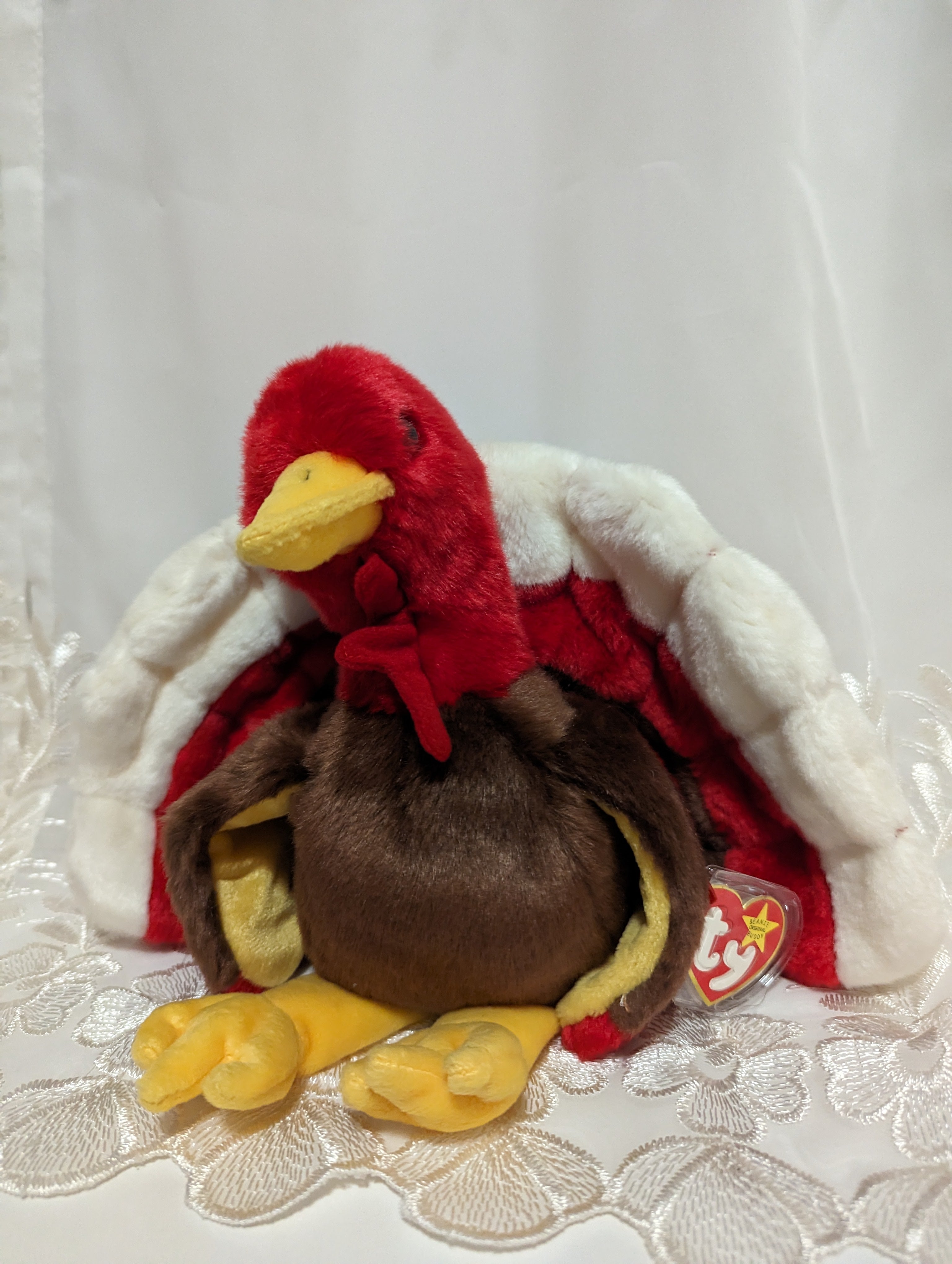 Ty Beanie Buddy Gobbles The Turkey 8 in