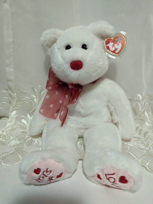 Ty Beanie Buddy - Heartford The Valentine's Day Bear (14in) - Vintage Beanies Canada