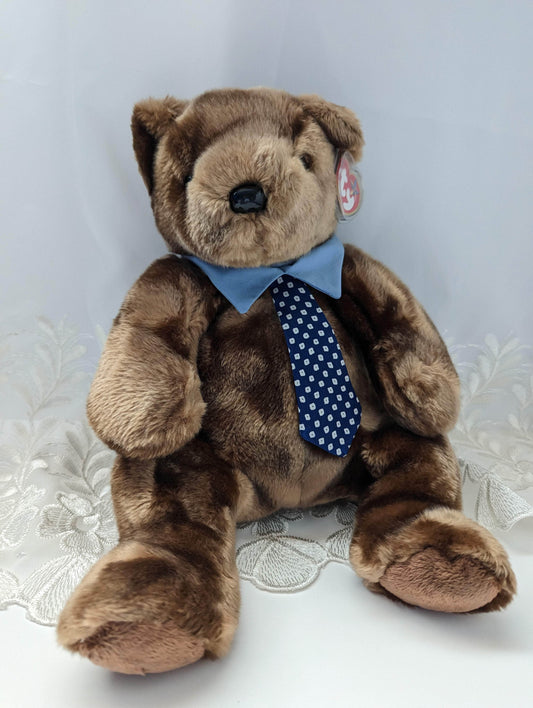 Ty Beanie Buddy - Hero The Bear (10in) Wrinkled fabric - Vintage Beanies Canada