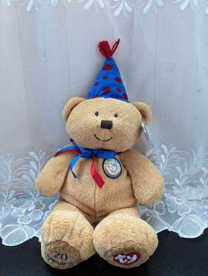 Ty Beanie Buddy - Laughter The Party Bear (11in) - Vintage Beanies Canada