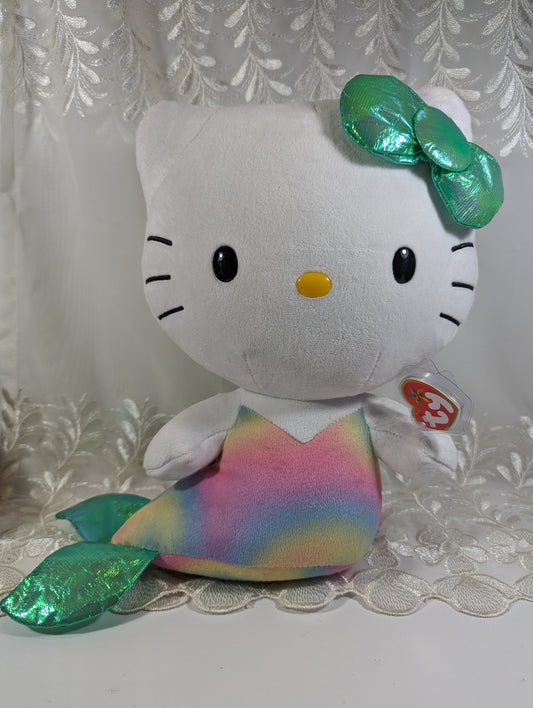 Ty Beanie Buddy - Mermaid Hello Kitty The Cat (12in) - Vintage Beanies Canada