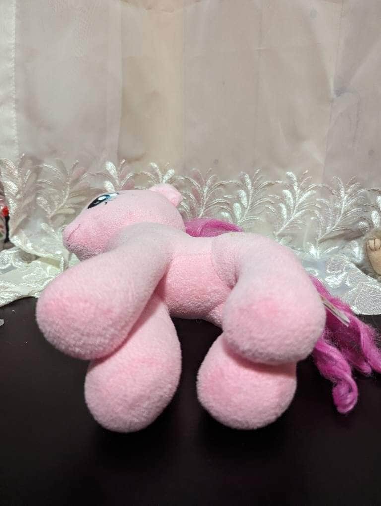 Ty Beanie Buddy - My Little Pony - Pinkie Pie with Captain Tush tag *Error* (11 inch) No Hang Tag - Vintage Beanies Canada