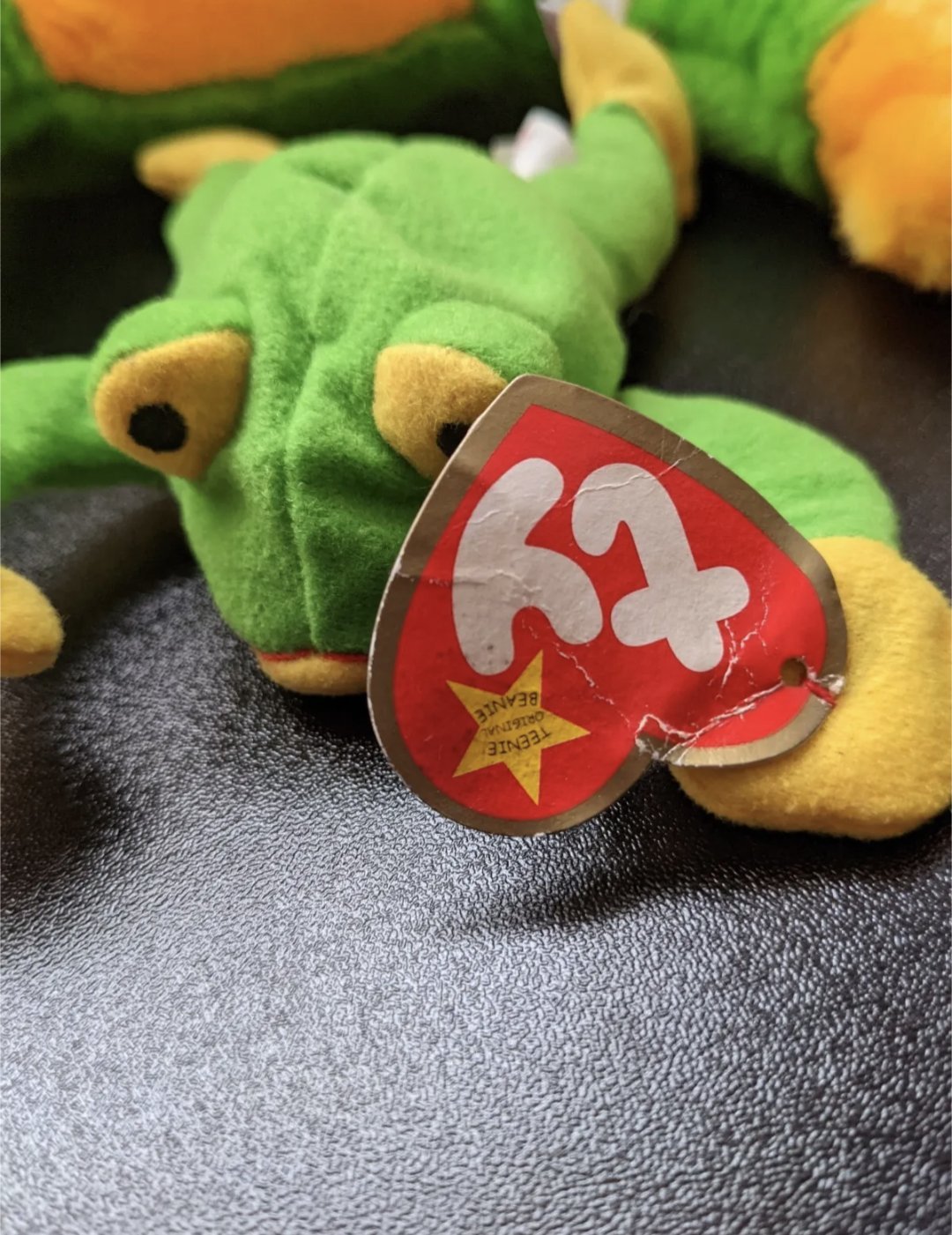 Ty Beanie Buddy (No Tag) + Beanie Baby + Teenie Smoochy The Frog Lot - Vintage Beanies Canada