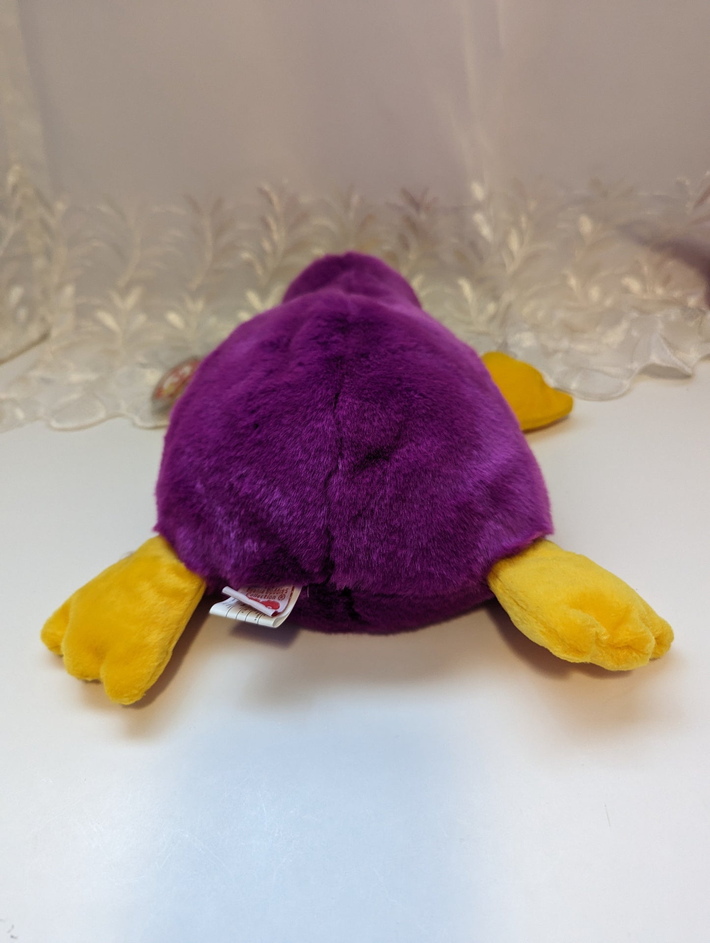 Ty Beanie Buddy - Patti The Purple Platypus (13in) - Vintage Beanies Canada