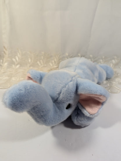 Ty Beanie Buddy - Peanut The Light Blue Elephant (15 in) No Tag - Vintage Beanies Canada