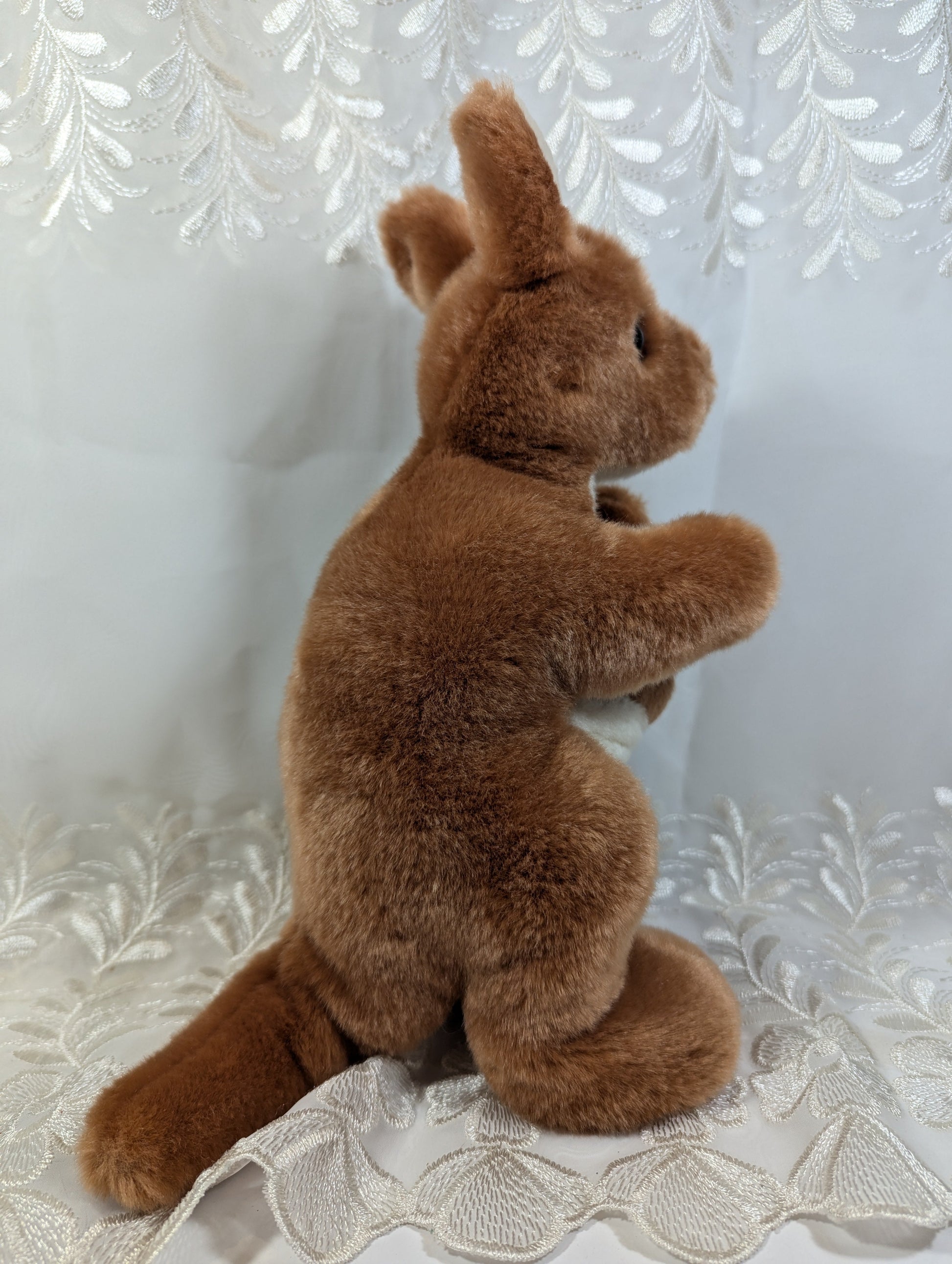 Ty Beanie Buddy - Pouch the Kangaroo (13 In) Near Mint Tag - Vintage Beanies Canada