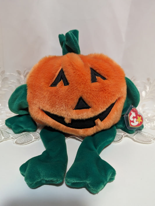 Ty Beanie Buddy - Pumpkin The Halloween Pumpkin - Vintage Beanies Canada