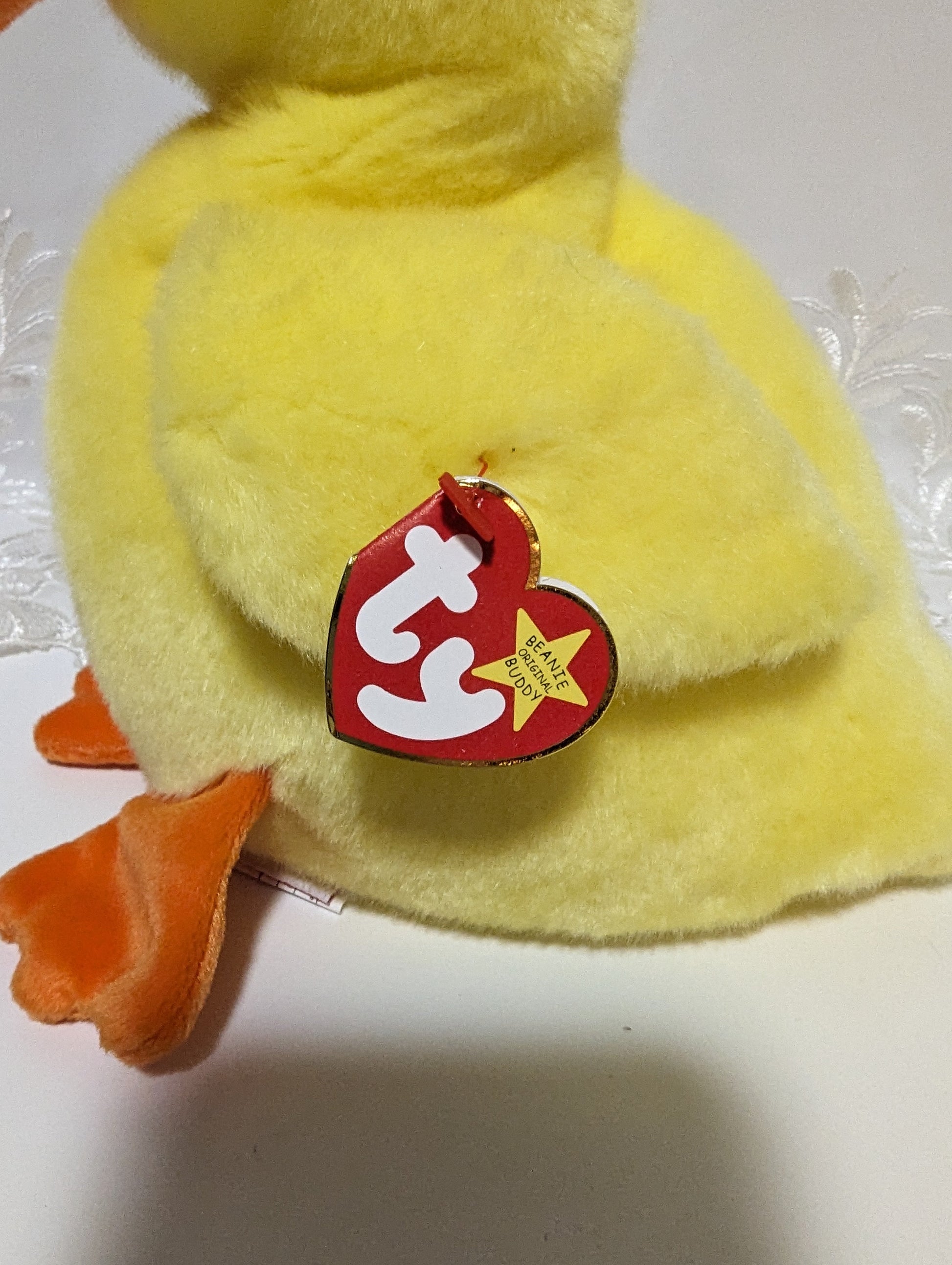 Ty Beanie Buddy - Quackers The Duck (9in) - Vintage Beanies Canada