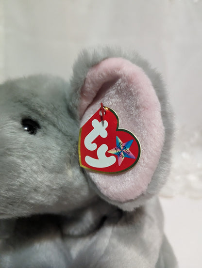 Ty Beanie Buddy - Righty The Gray Elephant (14in) - Vintage Beanies Canada