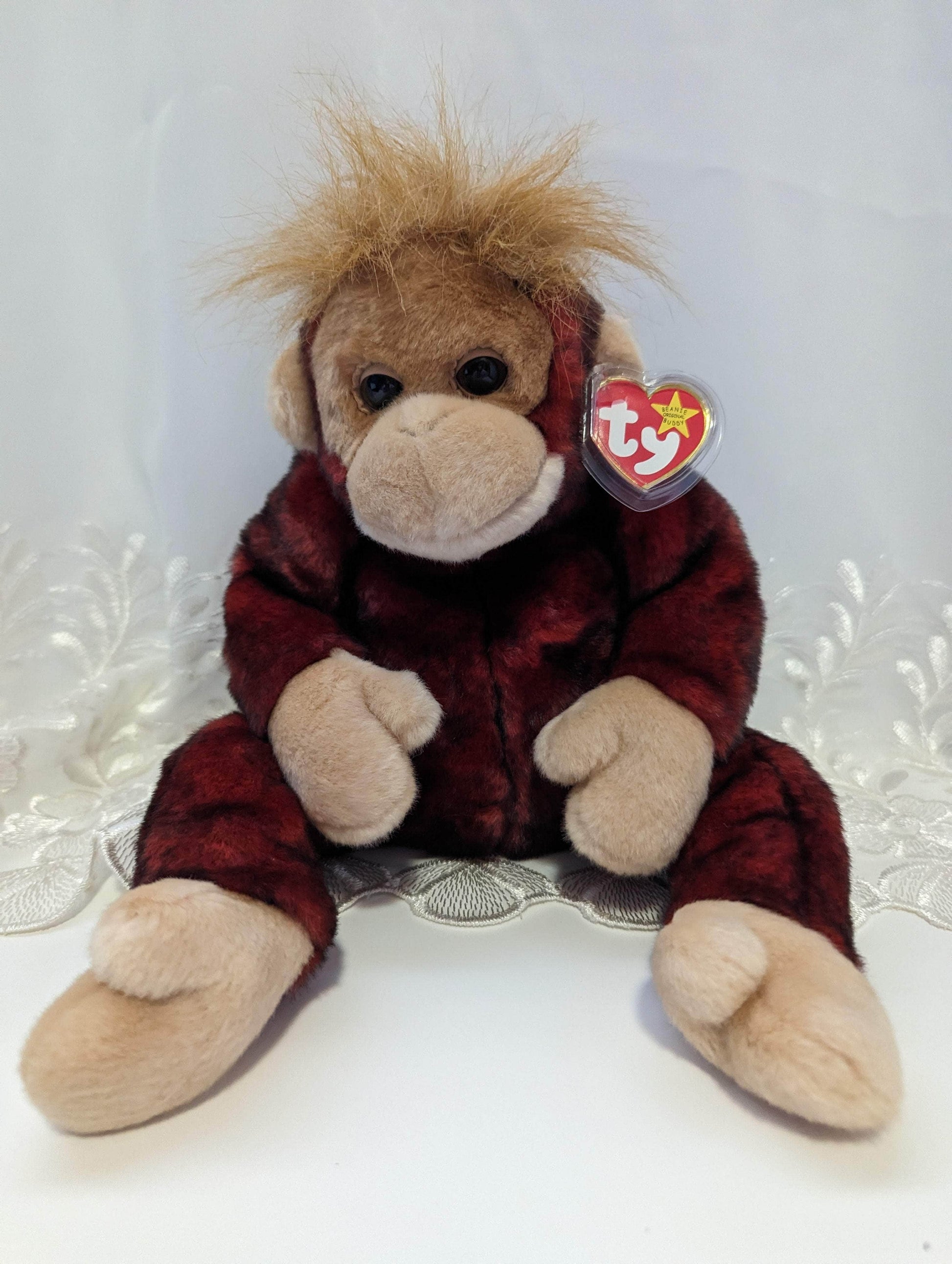 Ty Beanie buddy - Schweetheart The Orangutan (12in) - Vintage Beanies Canada