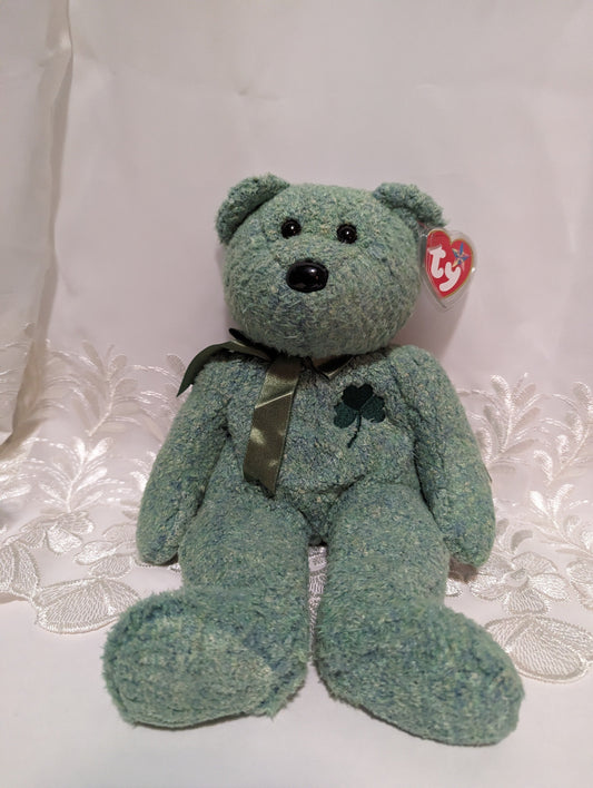 Ty Beanie Buddy - Shamrock The St Patrick's Day Bear (13.5in) - Vintage Beanies Canada