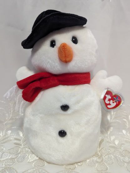 Ty Beanie Buddy - Snowball The Snowman (10in) - Vintage Beanies Canada