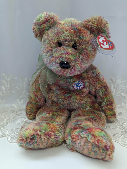 Ty Beanie Buddy - Speckles The Bear (13in) - Vintage Beanies Canada