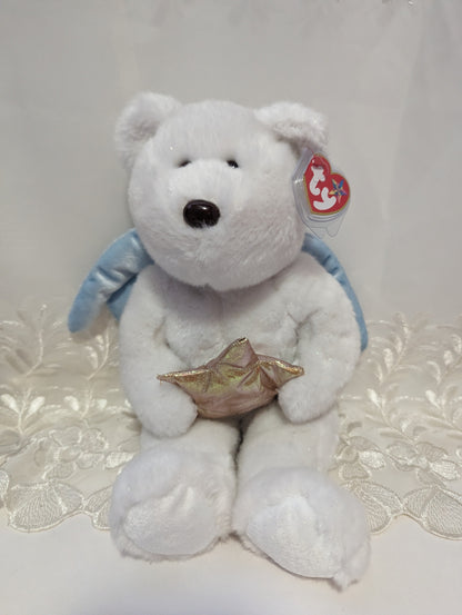 Ty Beanie Buddy - Star The Angel Bear (14in) Near Mint - Vintage Beanies Canada