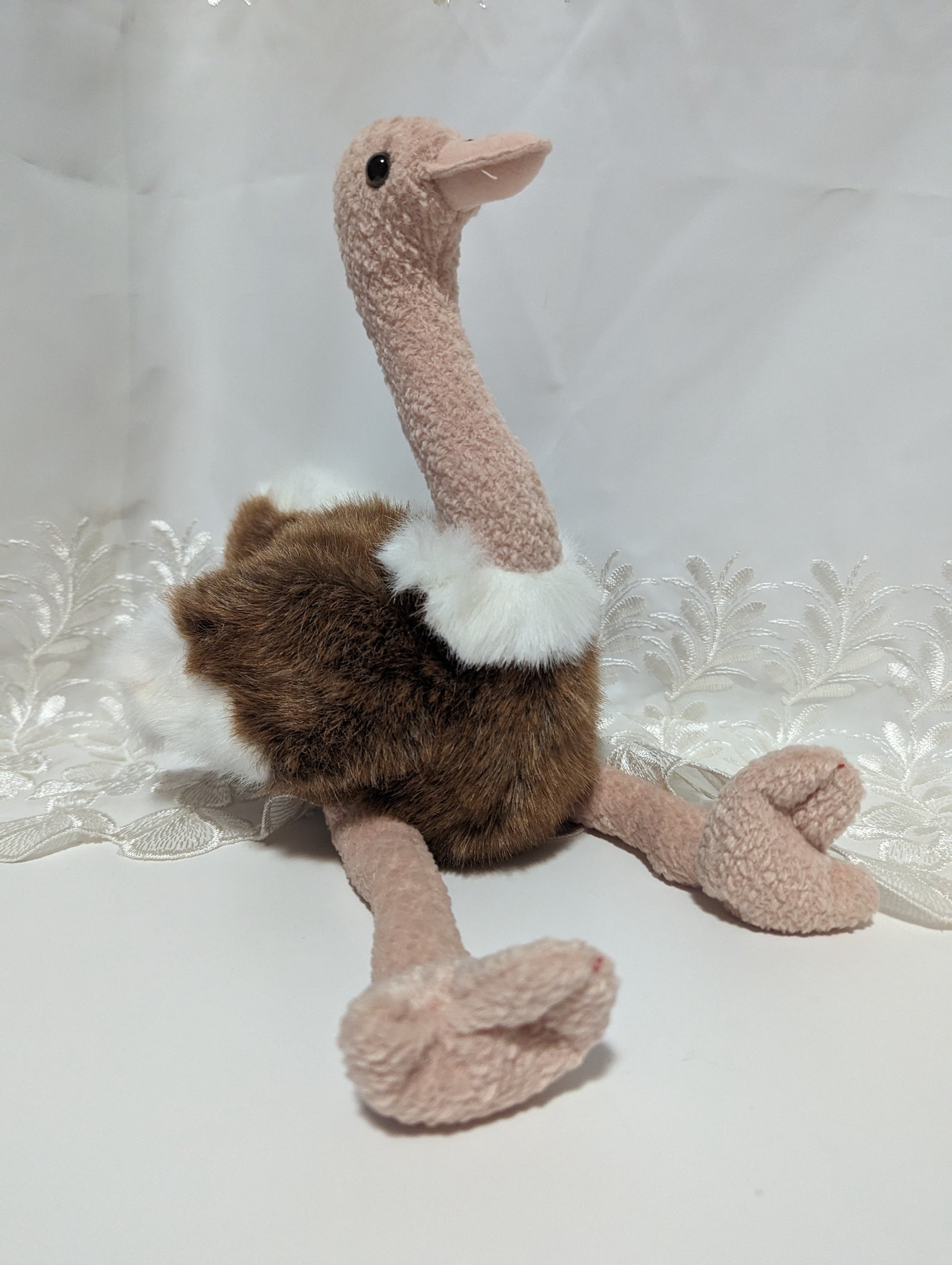 Ty Beanie Buddy - Stretch The Ostrich (13in) Near Mint - Vintage Beanies Canada